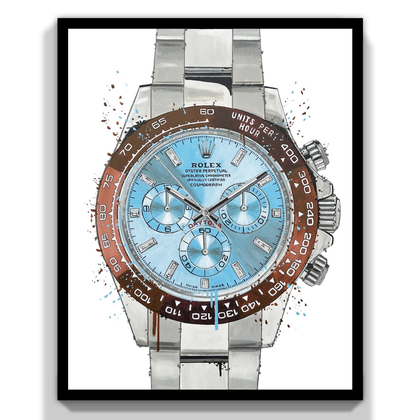 Daytona Platinum Baguette