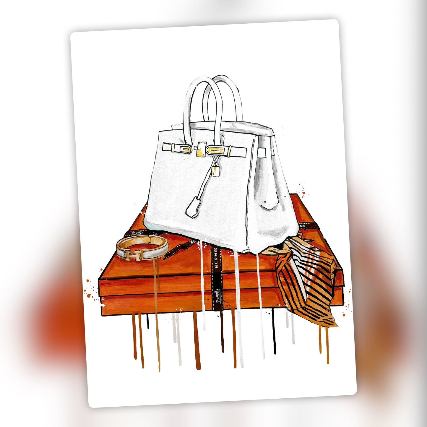 Birkin 25 White