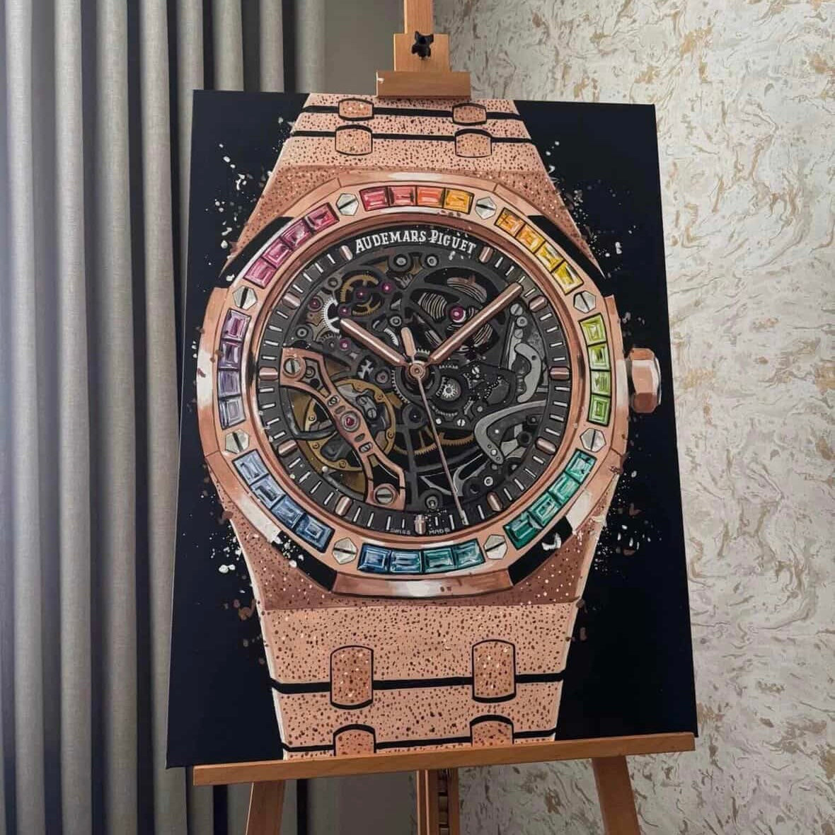 AP Skeleton Rose Frosted Rainbow