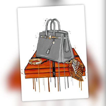 Birkin 25 Grey