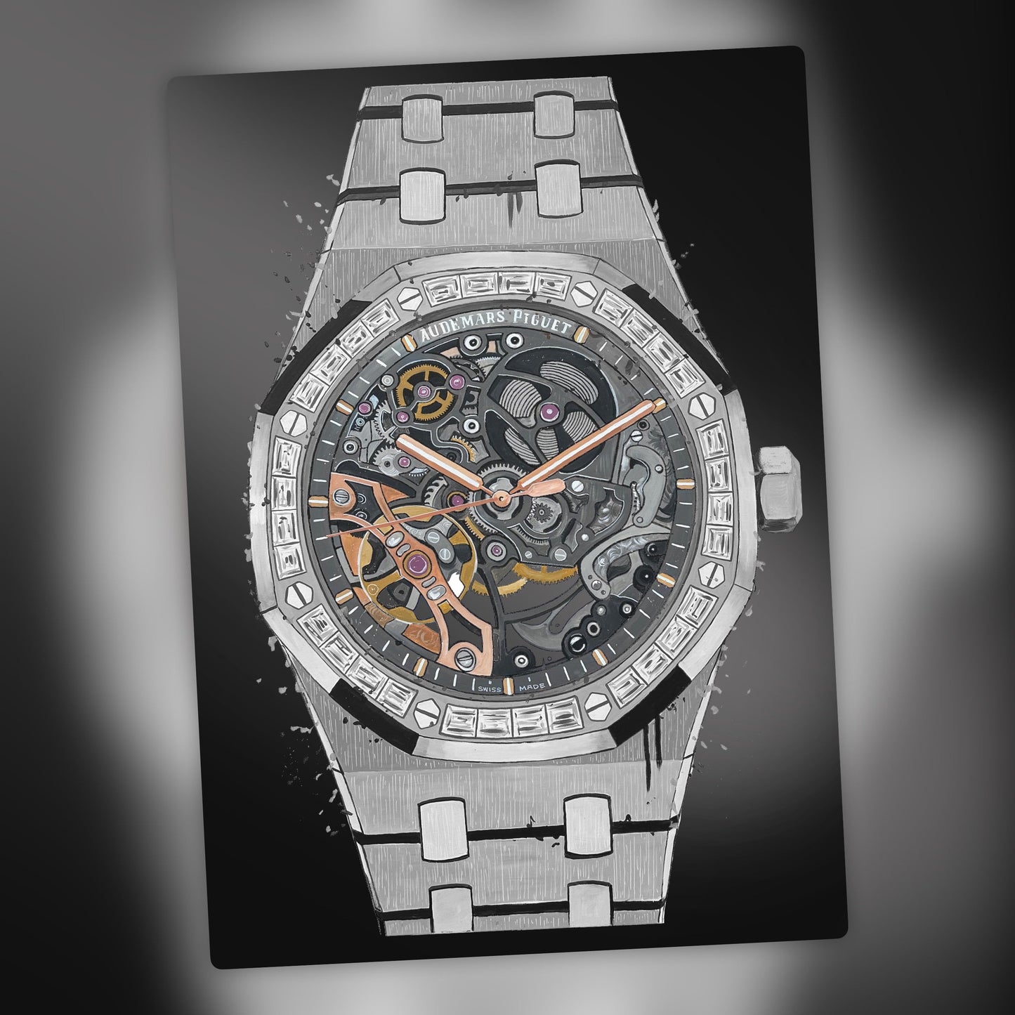AP Steel Skeleton Diamonds