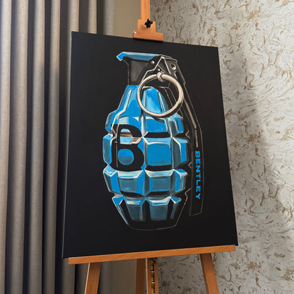 Bentley Grenade Original Painting
