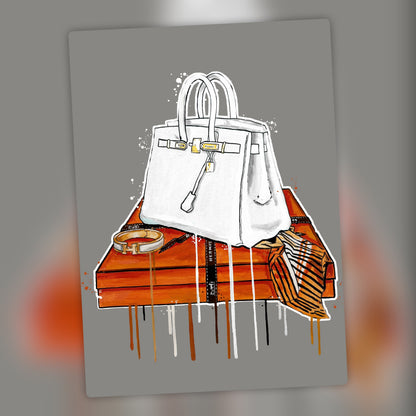 Birkin 25 White