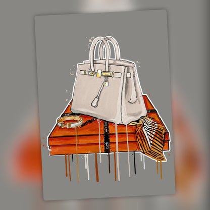 Birkin 25 Light Grey