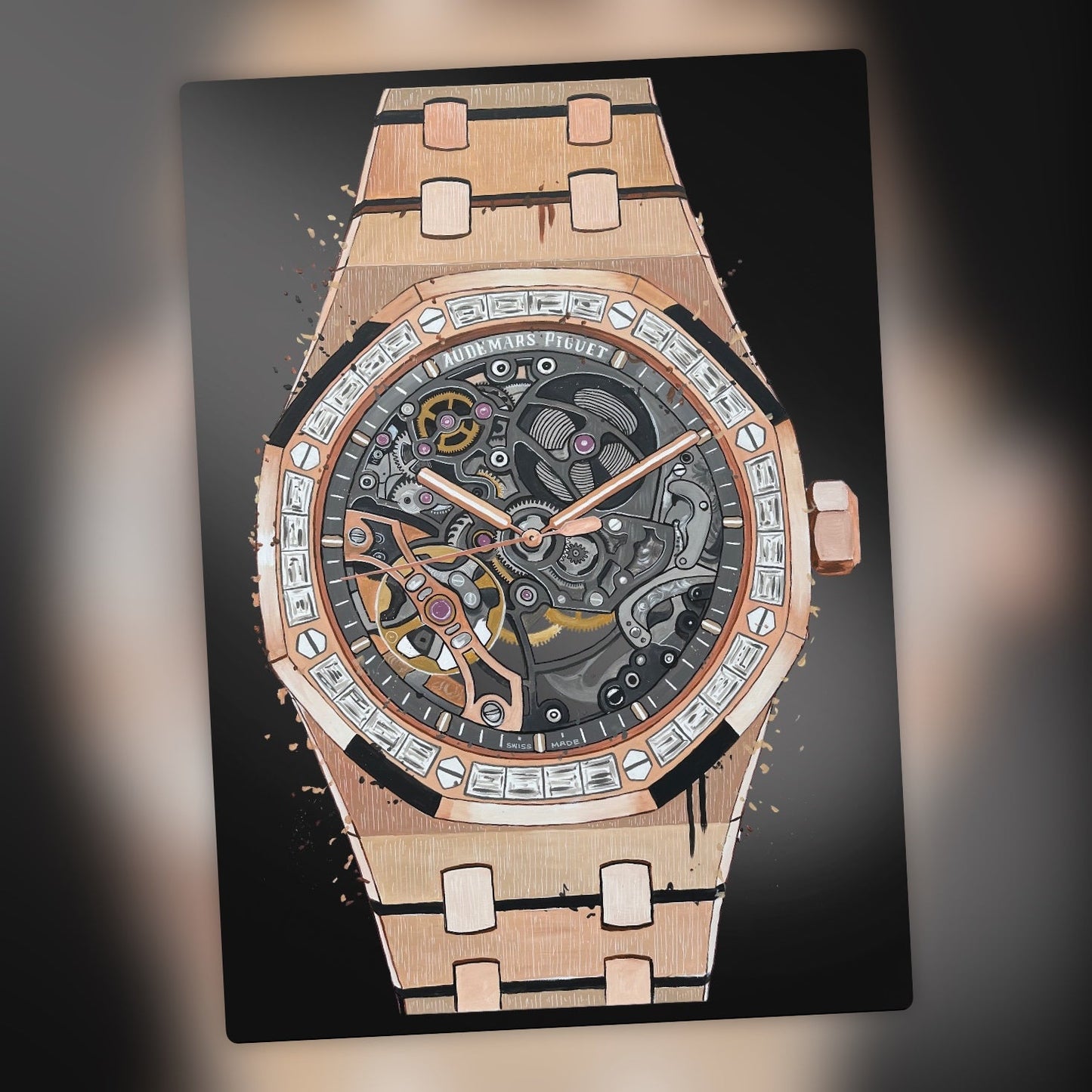 AP Skeleton Rose Diamonds (056)