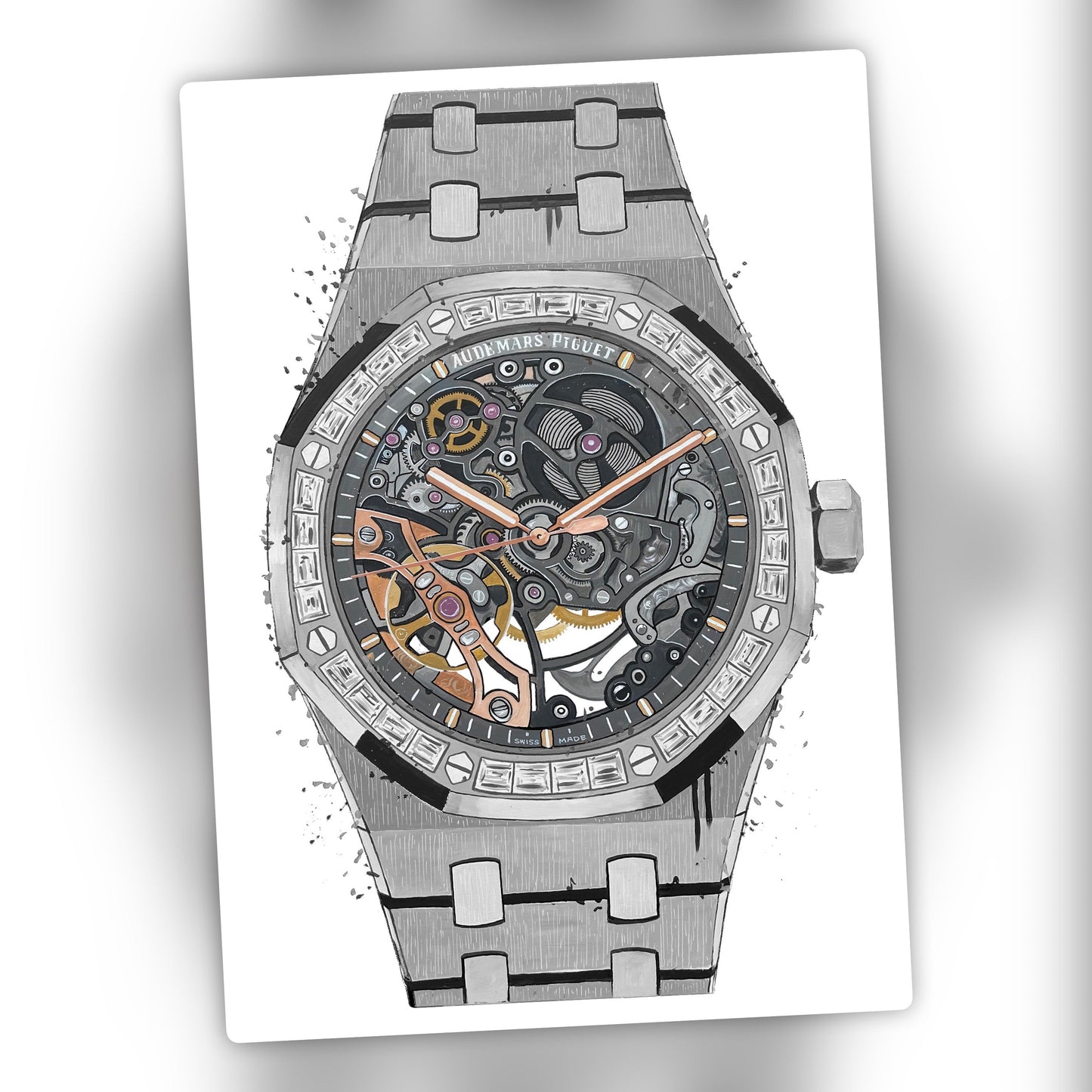 AP Steel Skeleton Diamonds