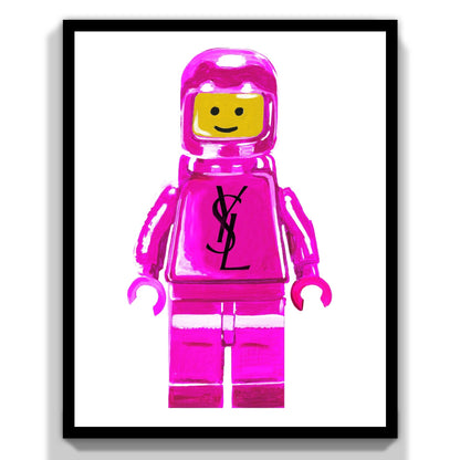 YSL Lego Hot Pink