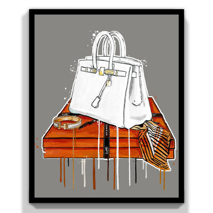 Birkin 25 White