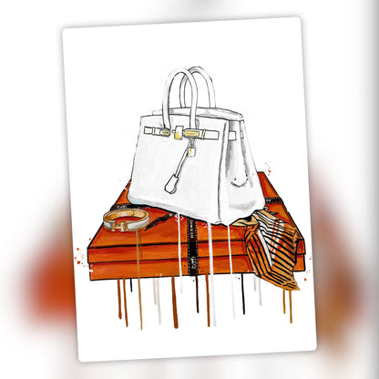 Birkin 25 White