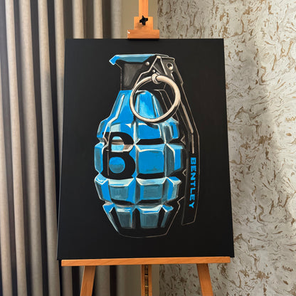 Bentley Grenade Original Painting