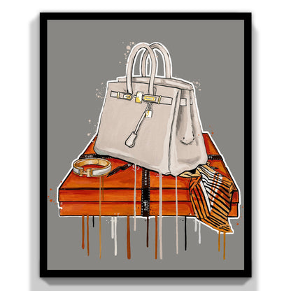 Birkin 25 Light Grey