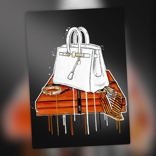 Birkin 25 White