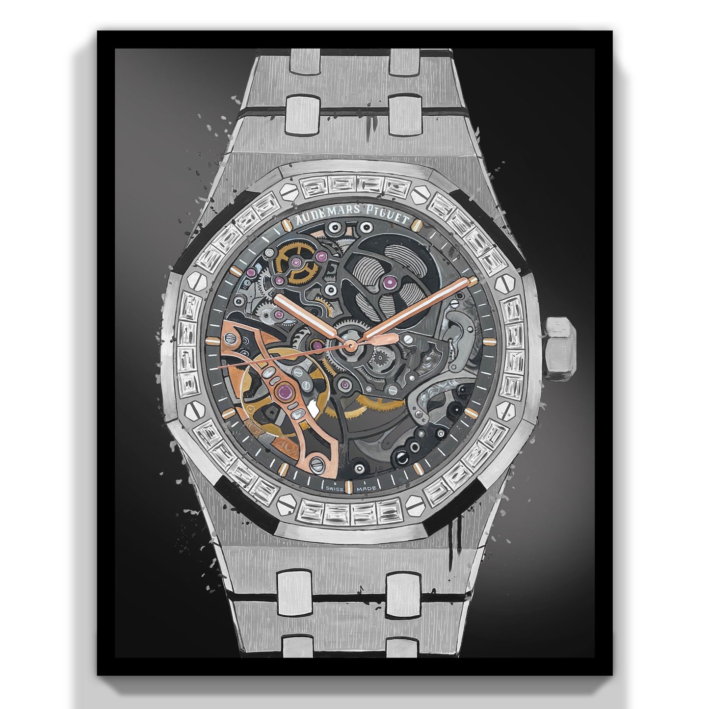 AP Steel Skeleton Diamonds