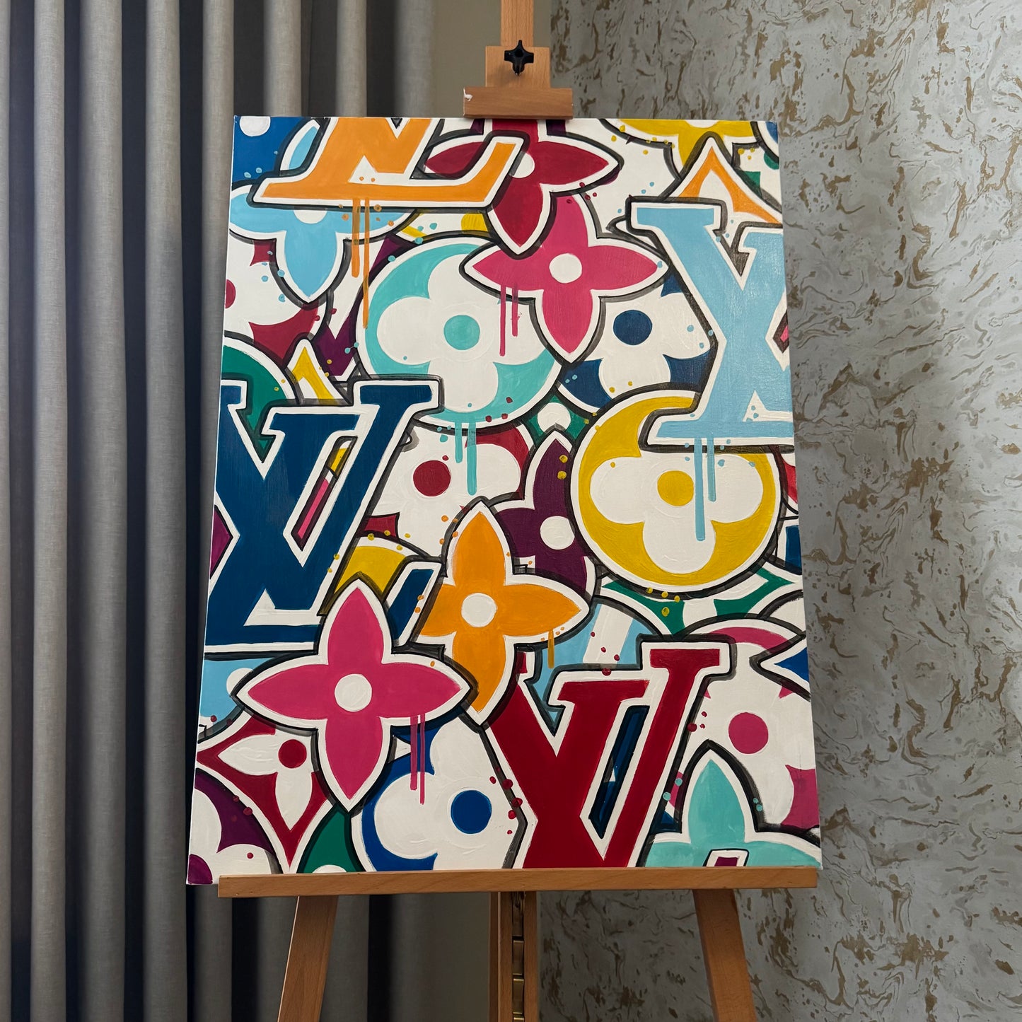 LV Pattern Original Painting