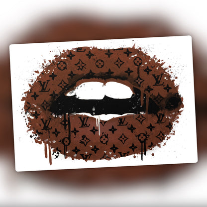 LV Lips Brown