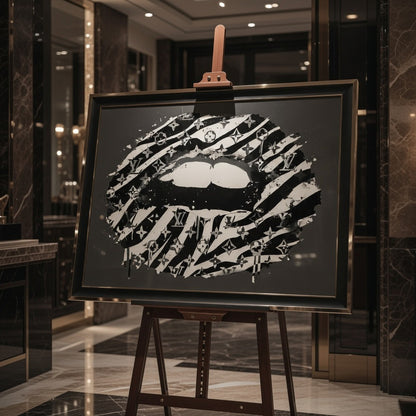 LV Zebra Lips
