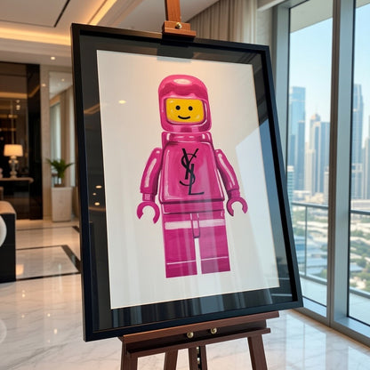 YSL Lego Hot Pink