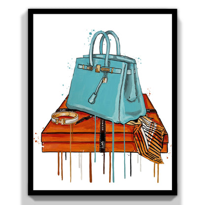 Birkin 25 Bleu Zephr