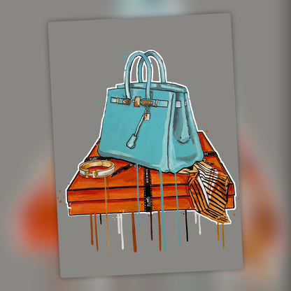Birkin 25 Bleu Zephr