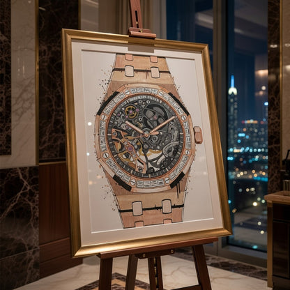 AP Rose Skeleton Diamonds