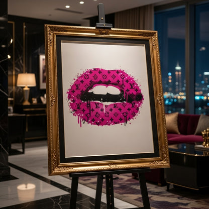 LV Lips Hot Pink