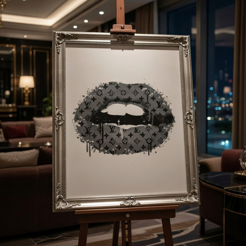 LV Lips Grey