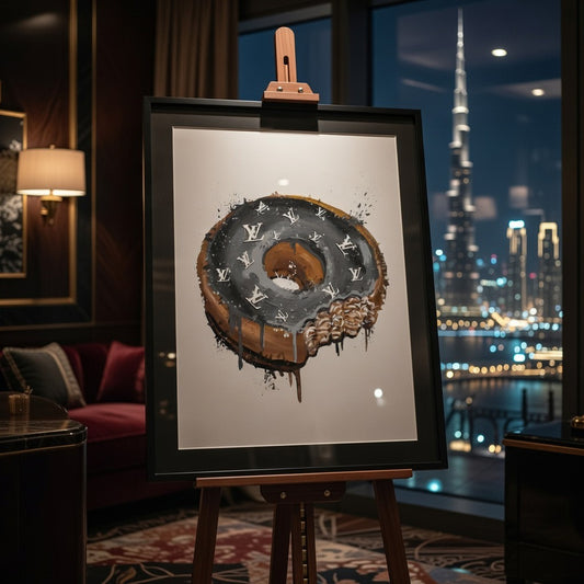 LV Donut Dark Grey