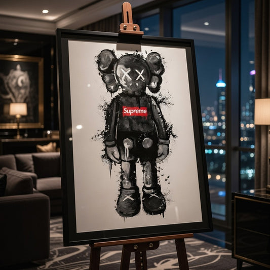 KAWS Supreme Black