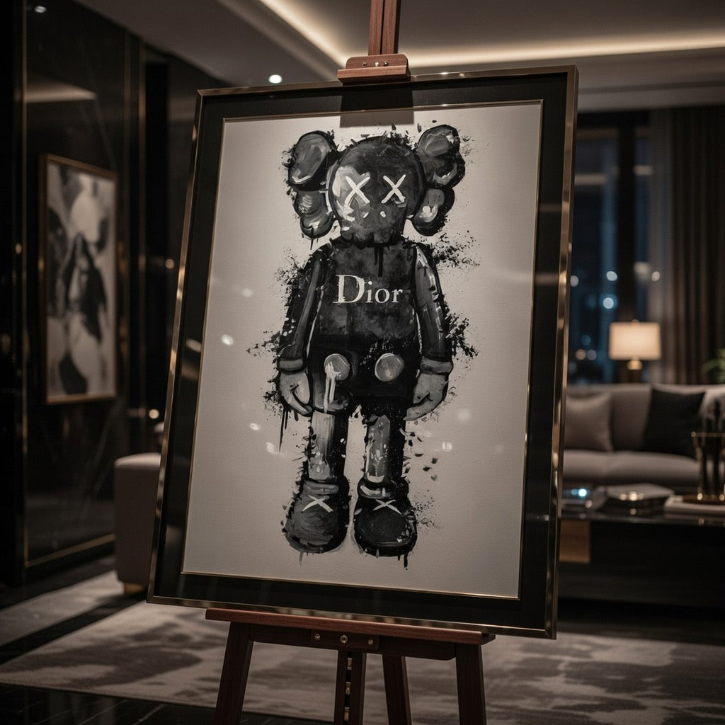 KAWS Dior Black