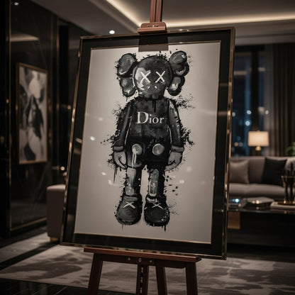 KAWS Dior Black