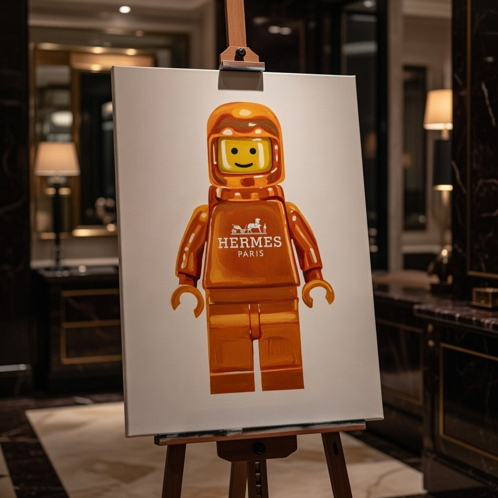 Hermes Lego Orange