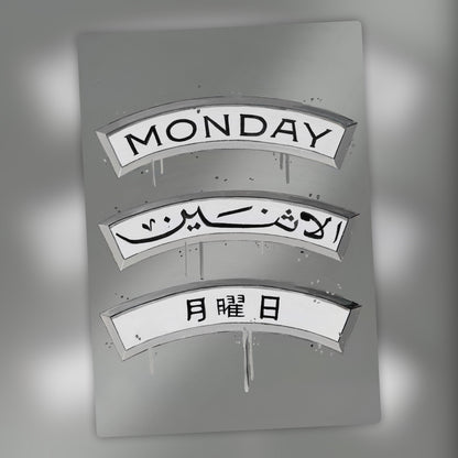 Monday Special Edition White Gold