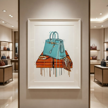 Birkin 25 Bleu Zephr