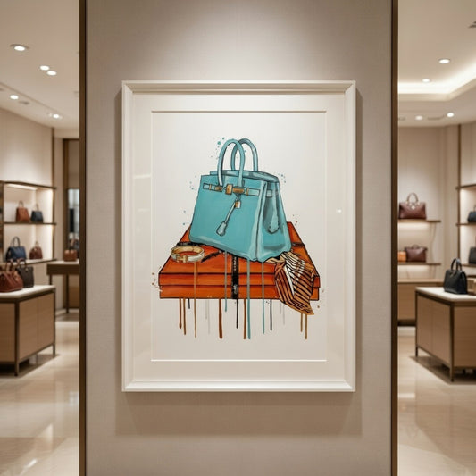 Birkin 25 Bleu Zephr