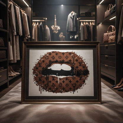 LV Lips Brown