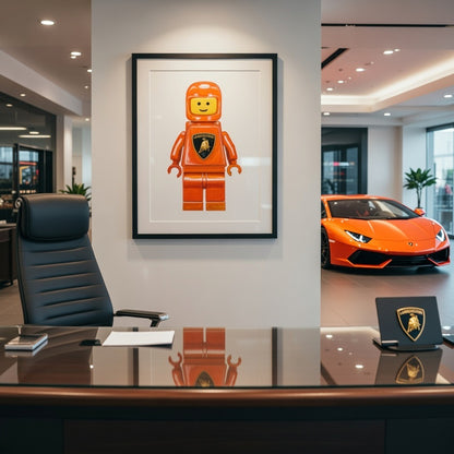 Lambo Lego Orange