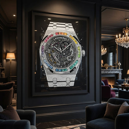 AP Frosted Rainbow Print