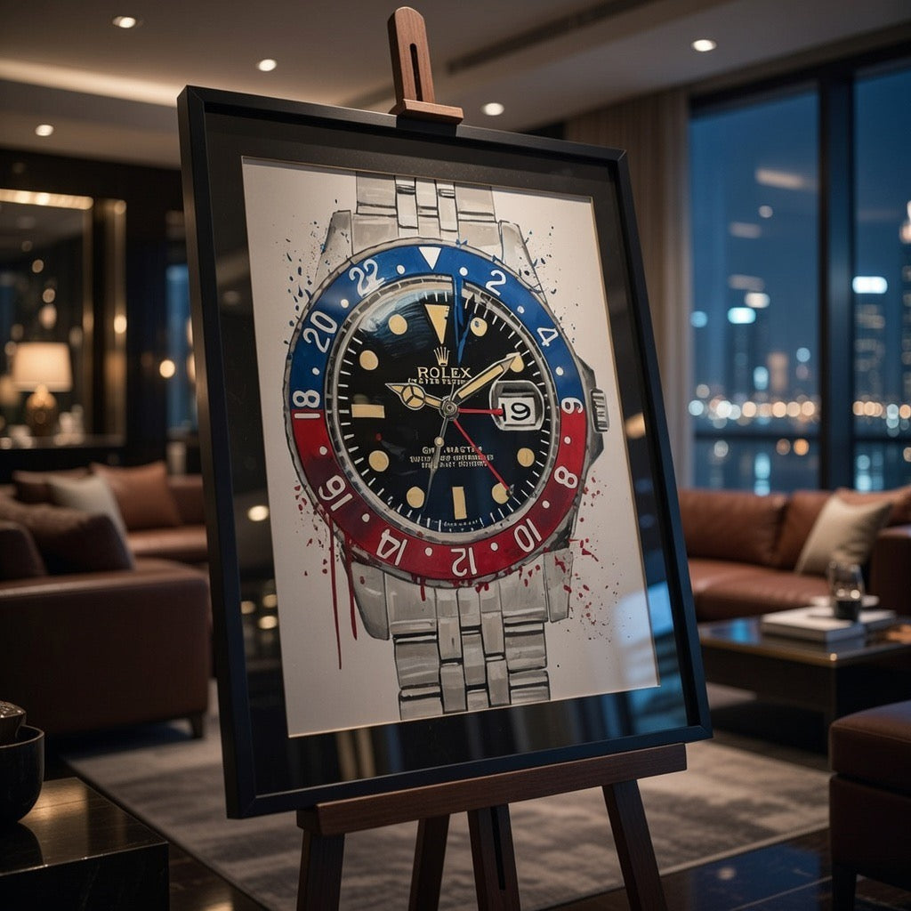 Vintage Pepsi 1966 Gilt Dial