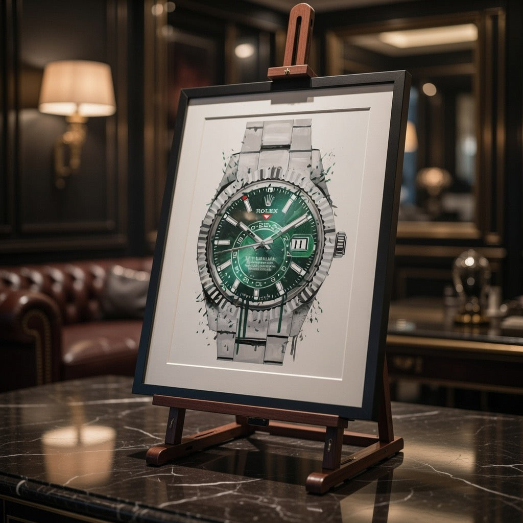 Skydweller Green Oyster Print