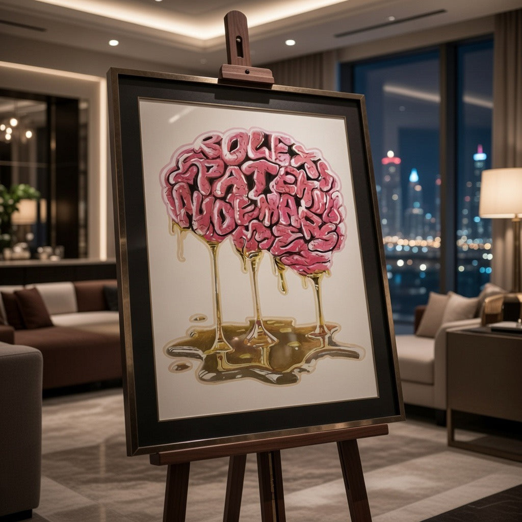 Watches On The Mind Print